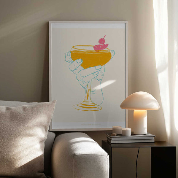 Tablou înramat „Jlr Cocktail1” de Jenny Liz Rome