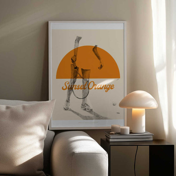 Tablou înramat „Sunset Orange” de Jenny Liz Rome