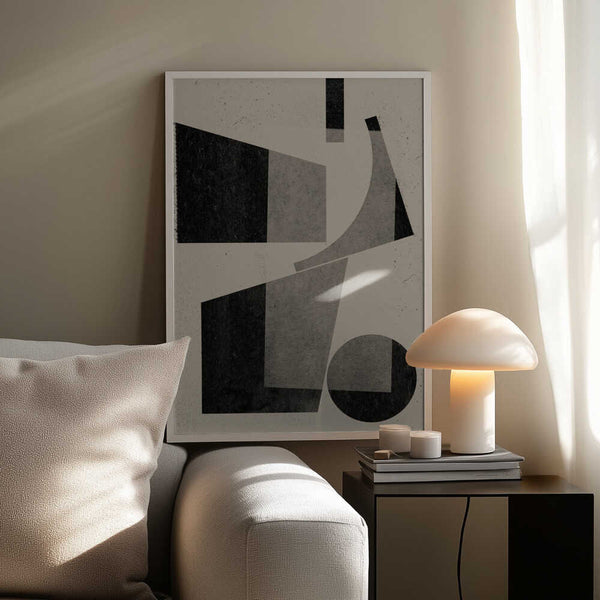 Tablou înramat „Geometric Harmony” de THE MIUUS STUDIO