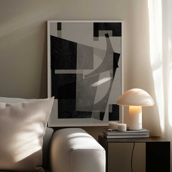 Tablou înramat „Geometric Shadows” de THE MIUUS STUDIO