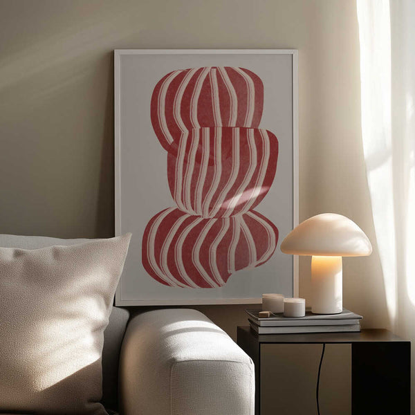 Tablou înramat „Striped Balance” de THE MIUUS STUDIO