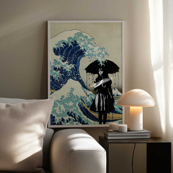 Tablou înramat „Under the Wave” de Dikhotomy