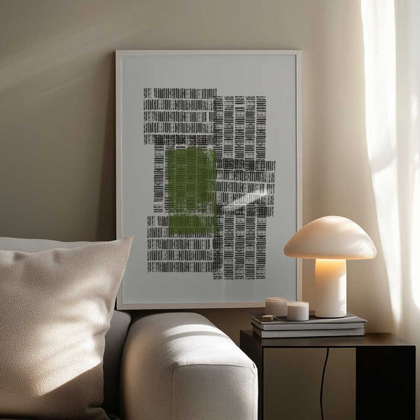 Tablou înramat „Intersecting Patterns” de THE MIUUS STUDIO