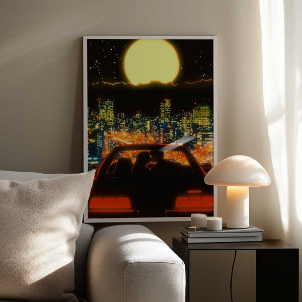 Tablou înramat „Love Over Japan” de Taudalpoi