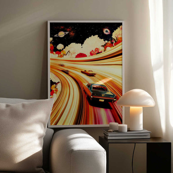 Tablou înramat „Flower Race” de Taudalpoi