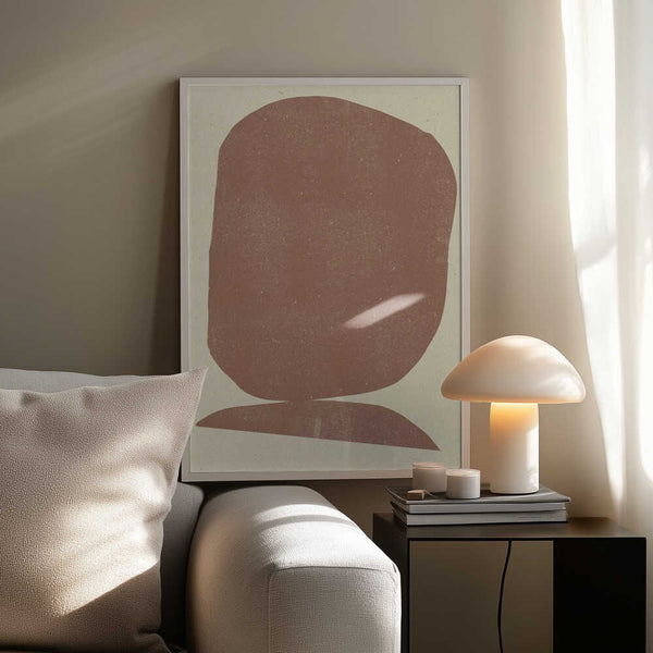 Tablou înramat „Earthy Stone” de THE MIUUS STUDIO