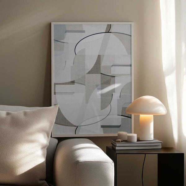 Tablou înramat „Neutral Curves 3” de cartissi