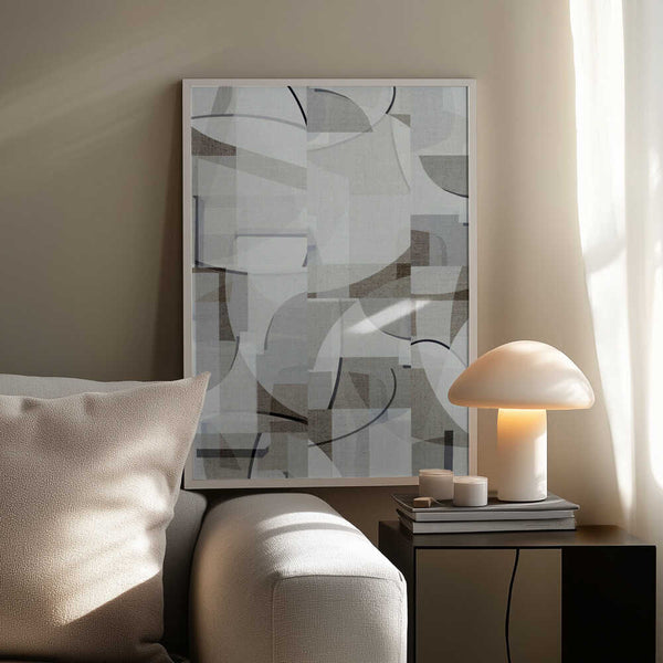 Tablou înramat „Neutral Curves 7” de cartissi