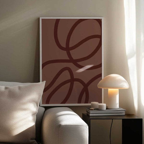 Tablou înramat „Loops in Motion” de Treechild