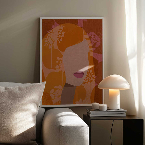 Tablou înramat „Floral Silhouette” de Dina Dankers