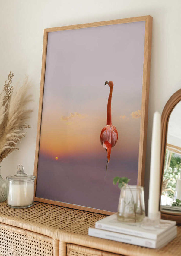 Tablou înramat „sunset ...” de Anna Cseresnjes