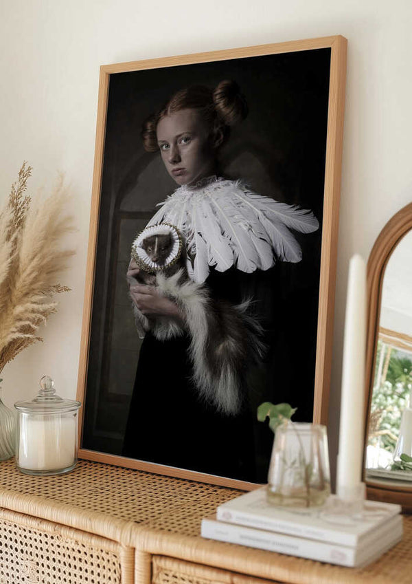 Tablou înramat „My sweet skunk friens” de Carola Kayen-Mouthaan