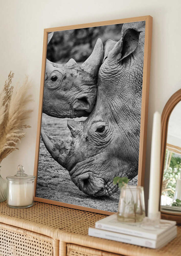 Tablou înramat „Face to face” de Jesus Concepcion Alvarado