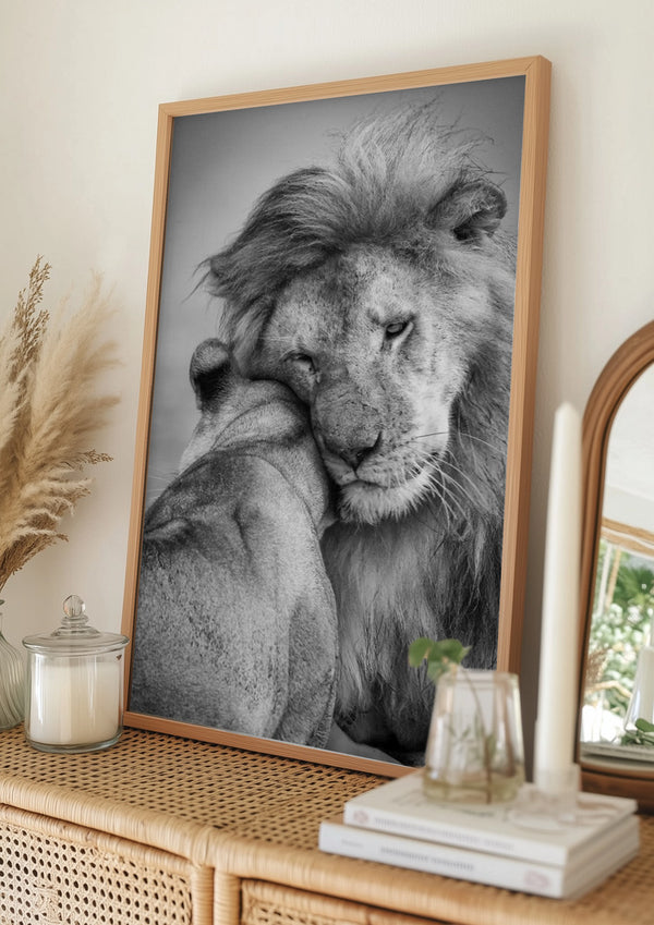 Tablou înramat „African Love!” de Ali Khataw