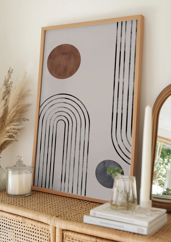 Tablou înramat „Archs and Buds” de Pictufy Studio II