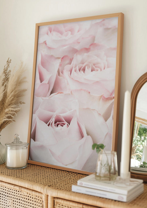 Tablou înramat „Pink Roses 05” de Pictufy Studio III