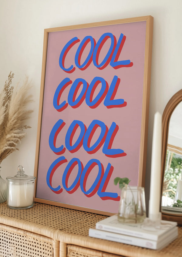 Tablou înramat „Cool Quote 02” de Pictufy Studio