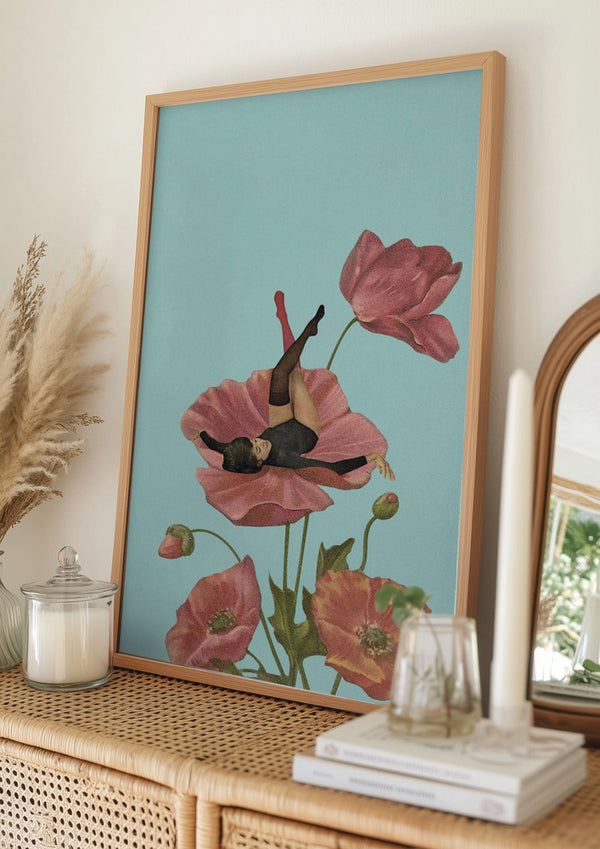 Tablou înramat „Colourful Dreamer” de Maarten Léon