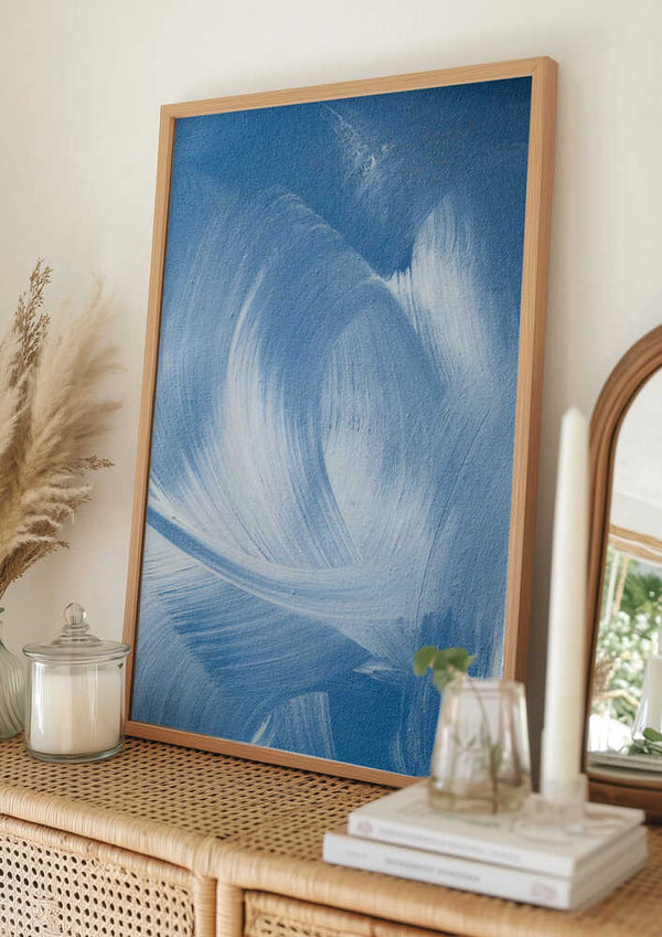 Tablou înramat „Acrylic Waves” de uplusmestudio
