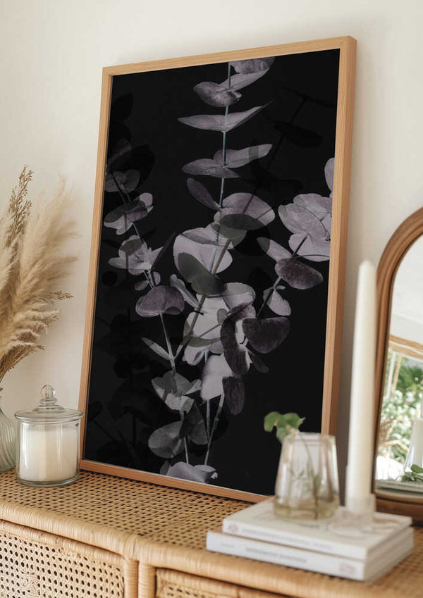 Tablou înramat „Eucalyptus_Negative_001” de Pictufy Studio III