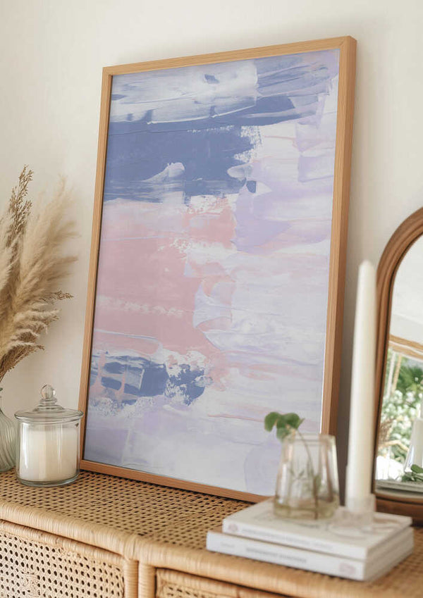 Tablou înramat „Pastel Brushstrokes” de uplusmestudio
