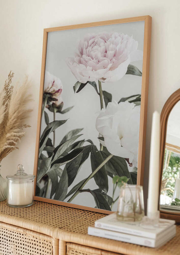Tablou înramat „Peony 04” de Pictufy Studio III