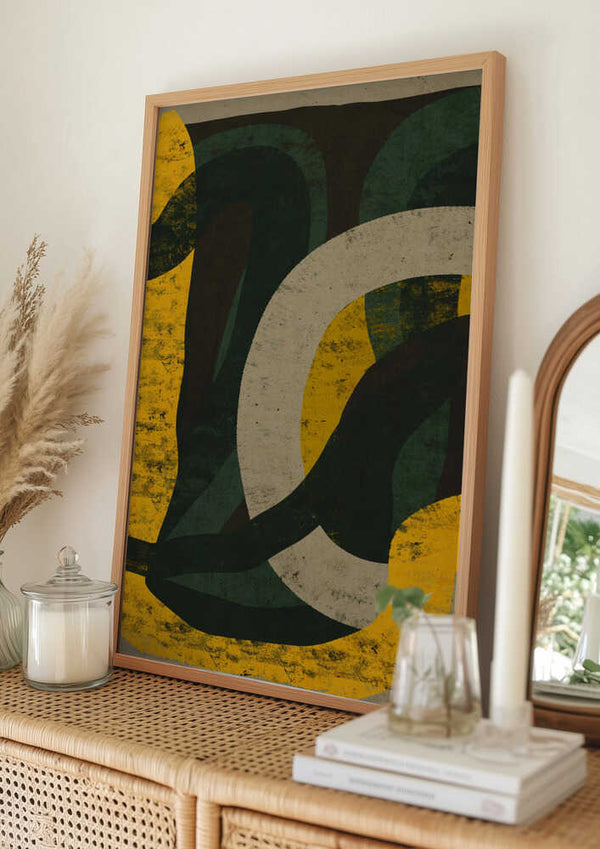 Tablou înramat „Winding Rhythms” de Treechild