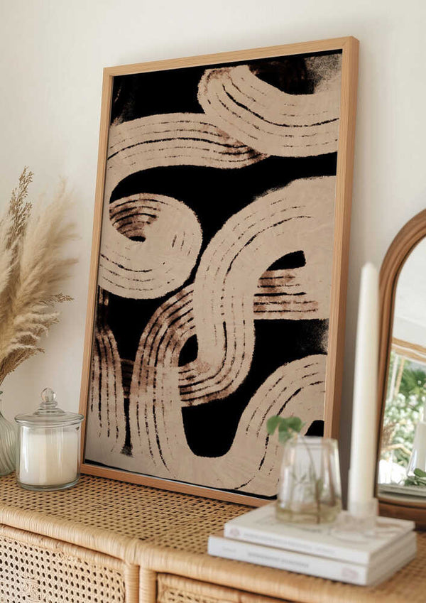 Tablou înramat „Fluid Rhythms” de Treechild