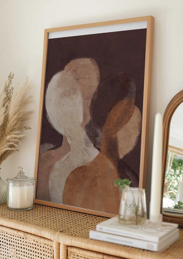 Tablou înramat „Layered Shadows” de Treechild