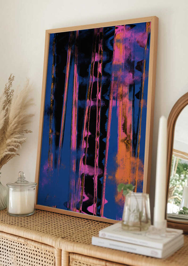 Tablou înramat „Vibrant Nightfall” de Treechild