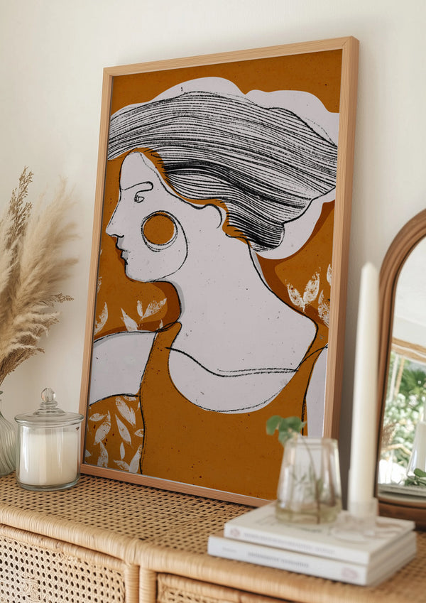 Tablou înramat „A Day In October” de Treechild