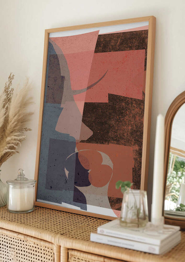 Tablou înramat „Fragmented Hues” de Treechild