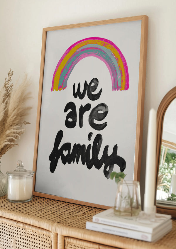 Tablou înramat „Rainbow Unity” de Treechild