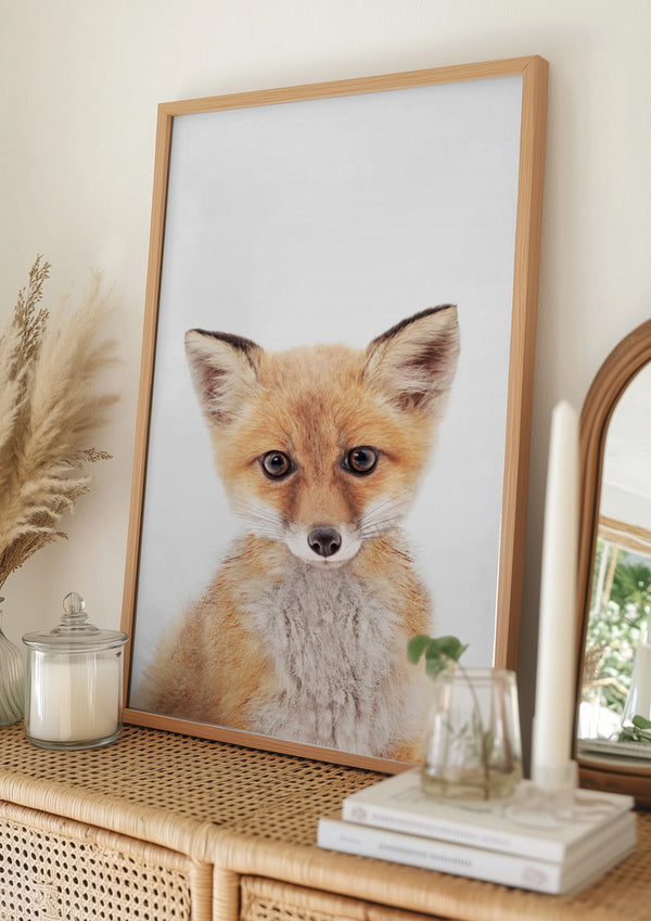 Tablou înramat „Baby Fox” de Kathrin Pienaar