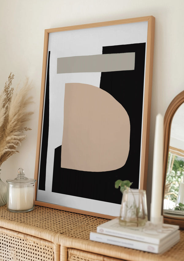 Tablou înramat „Abstract Layers” de uplusmestudio