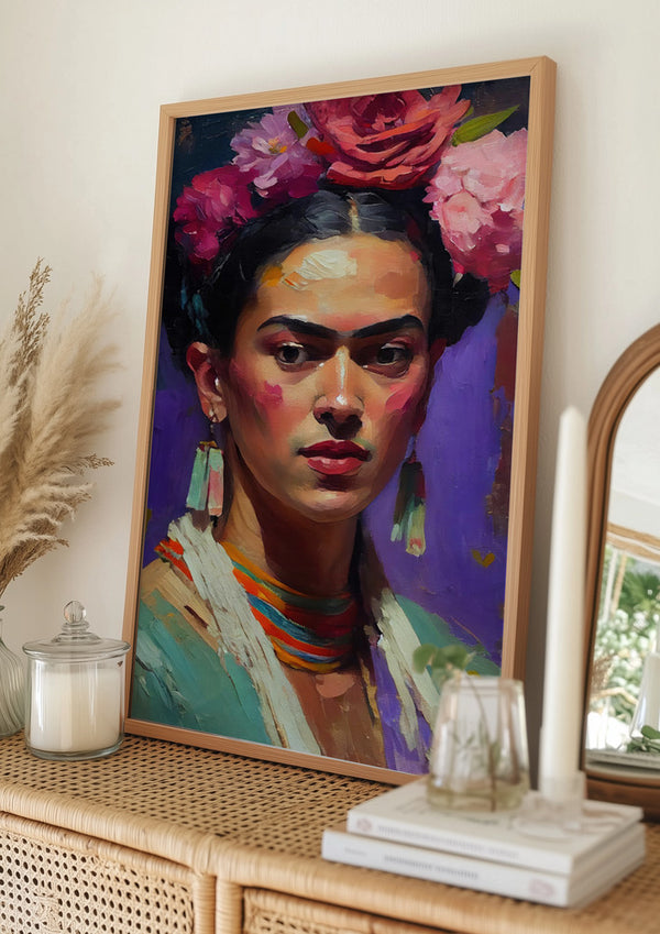 Tablou înramat „Vibrant Elegance” de Treechild