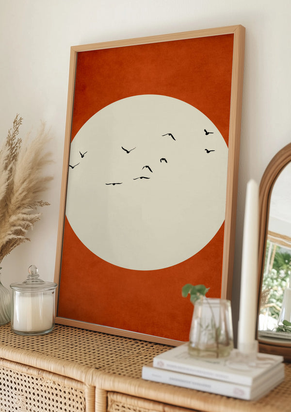 Tablou înramat „Warming Feelings” de Kubistika