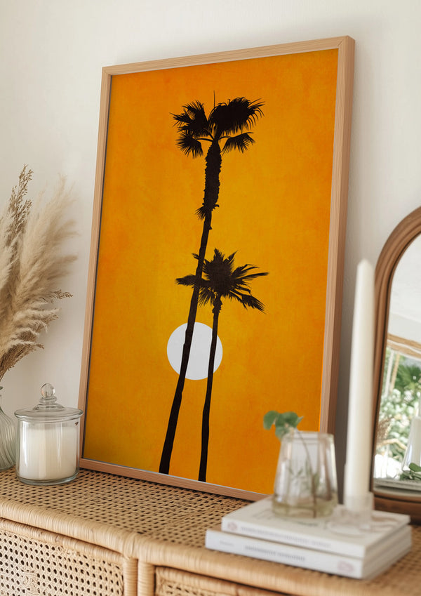 Tablou înramat „Sunshine Paradise” de Kubistika