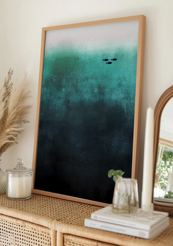 Tablou înramat „Little Family” de Kubistika