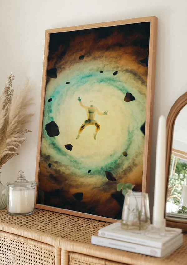 Tablou înramat „Falling Behind” de Taudalpoi