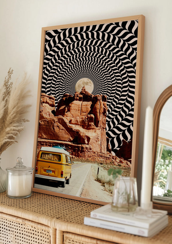 Tablou înramat „The Real Road Trip” de Taudalpoi