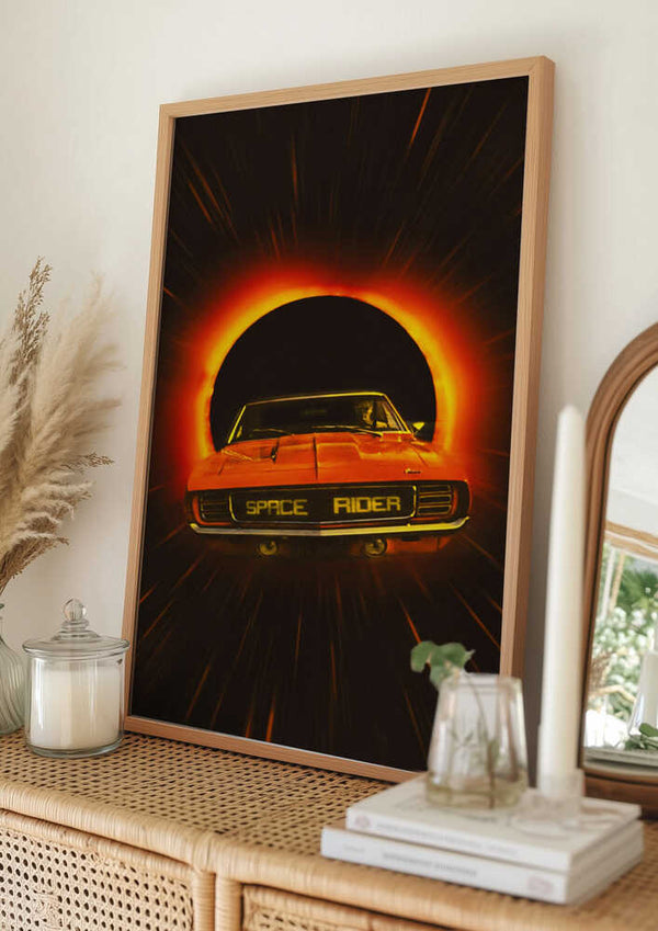 Tablou înramat „The Space Rider” de Taudalpoi
