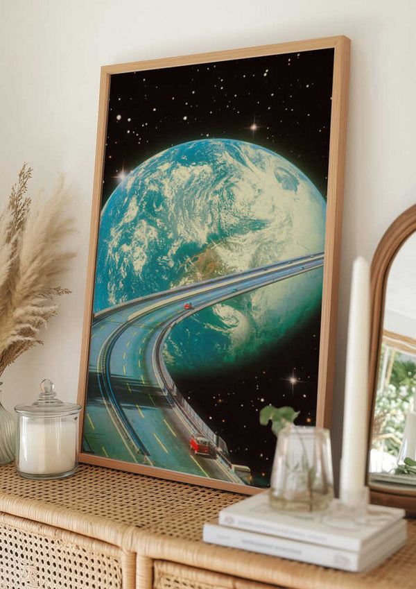 Tablou înramat „Highway Home” de Taudalpoi