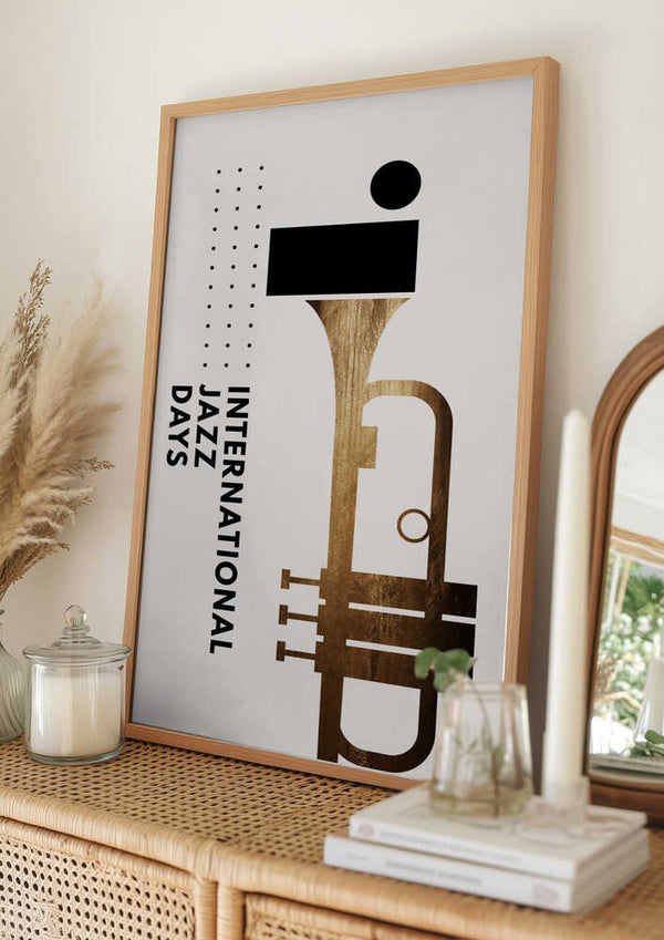 Tablou înramat „Jazzy Days 1” de Kubistika