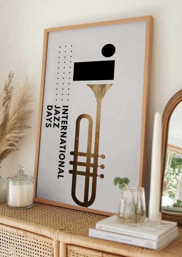 Tablou înramat „Jazzy Days 2” de Kubistika