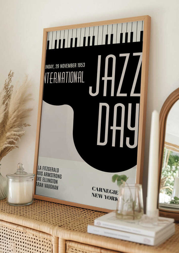 Tablou înramat „Jazzy Days” de Kubistika