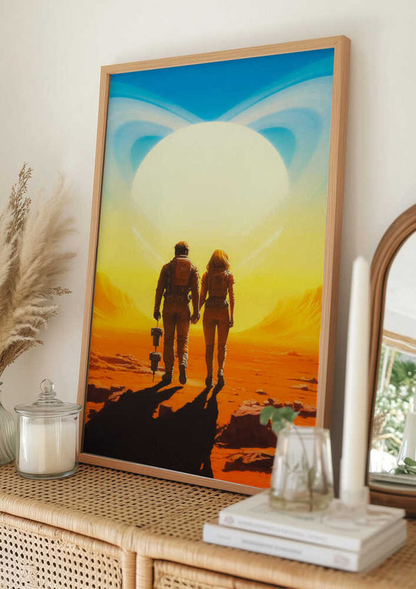 Tablou înramat „Saturn Love” de Taudalpoi