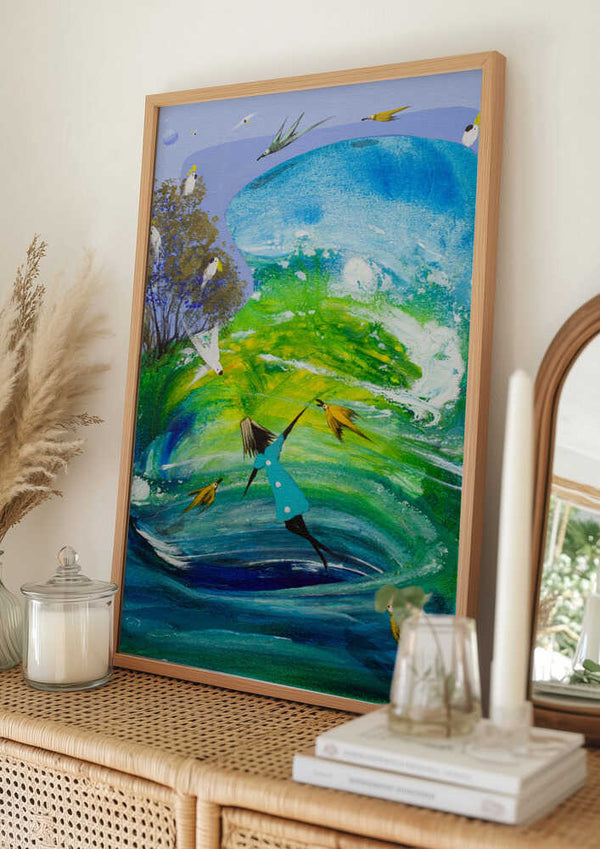 Tablou înramat „A new beginning” de Adam Bogusz