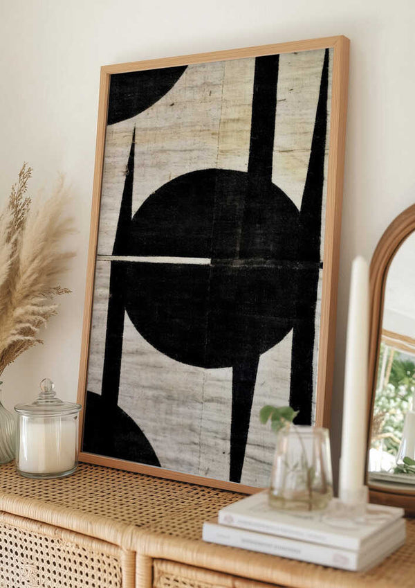 Tablou înramat „Geometric Harmony” de Treechild