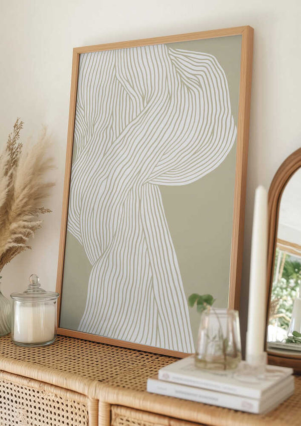 Tablou înramat „Flowing Strands” de Treechild